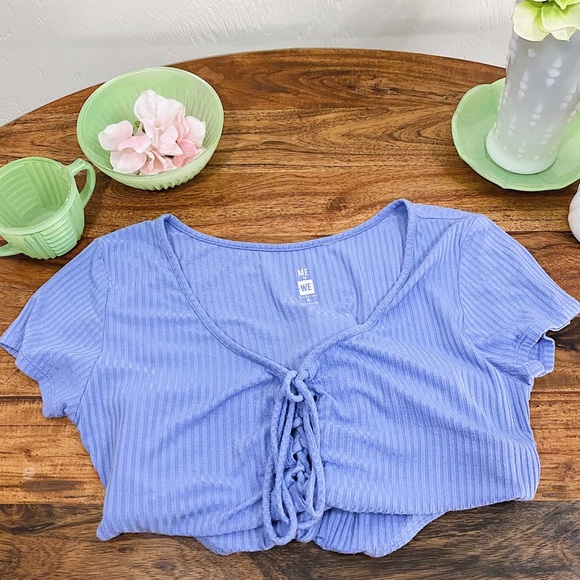 Me to We Lilac Ribbed Onesie - Picture 3 of 7